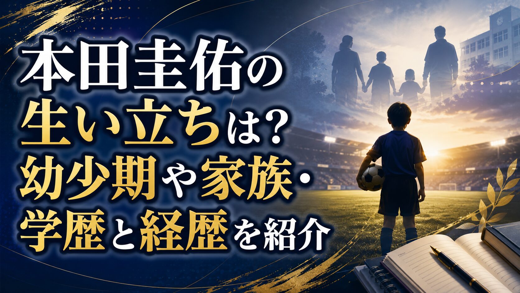 本田圭佑の生い立ちは?幼少期や家族・学歴と経歴を紹介の記事のアイキャッチ画像
